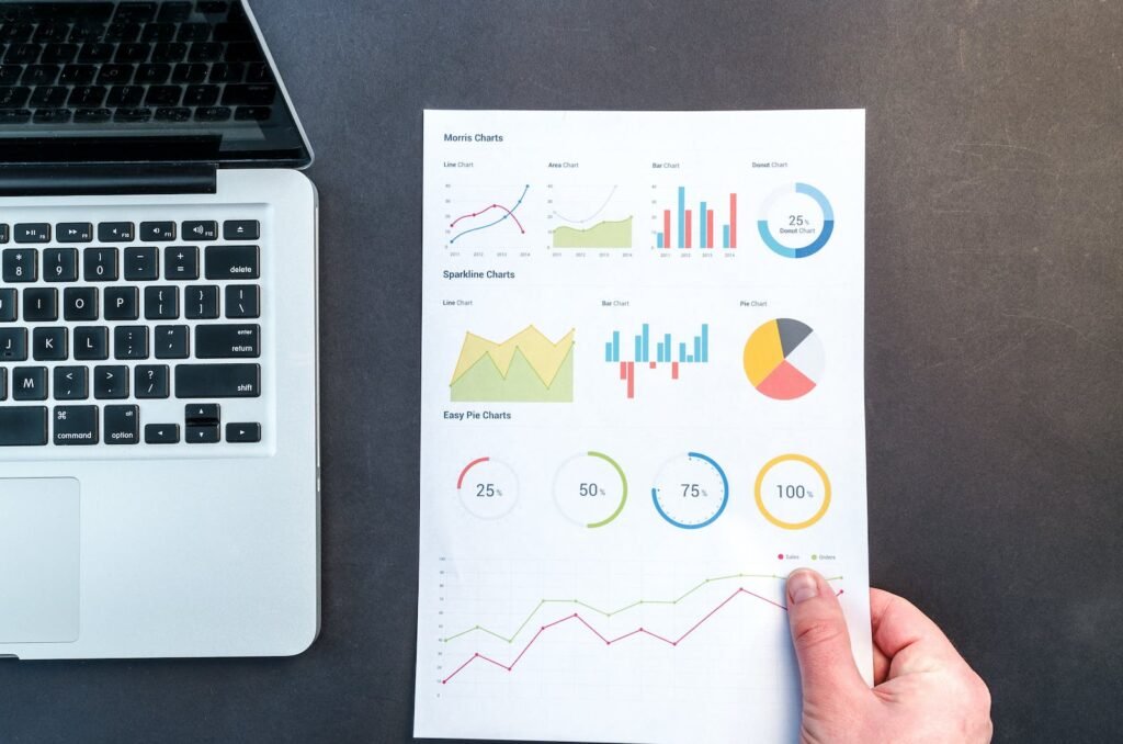 estrategias para aumentar tráfico, Person Holding Chart And Bar Graph